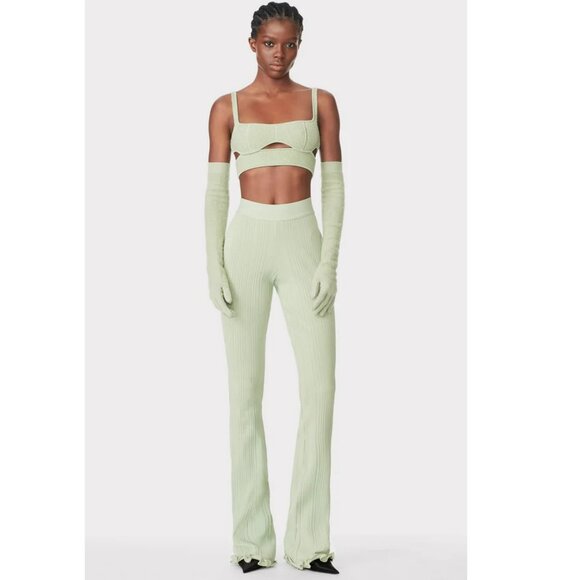 Herve Leger Double Knit Bra Top Sz S $990 - Picture 4 of 7